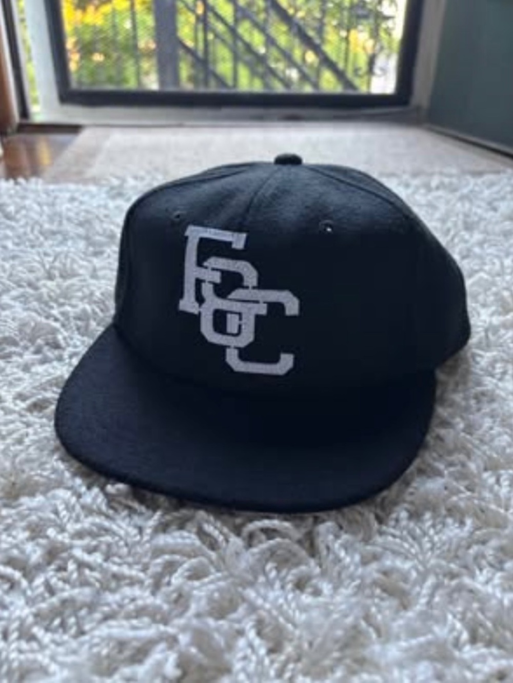 F&CO. Black Short Brim 6-Panel Ball Cap